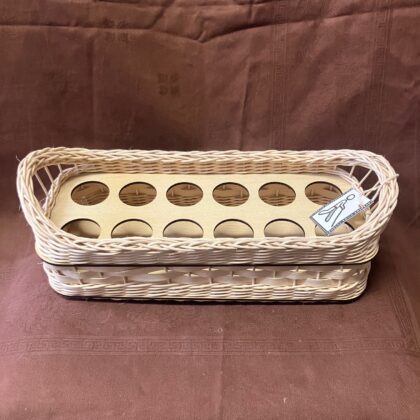 Nosič vajíček přírodní s přírodní šénou