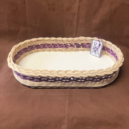 Tác malý přírodní s fialovou šénou