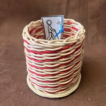 Tužkovník přírodní s červeným dekorem