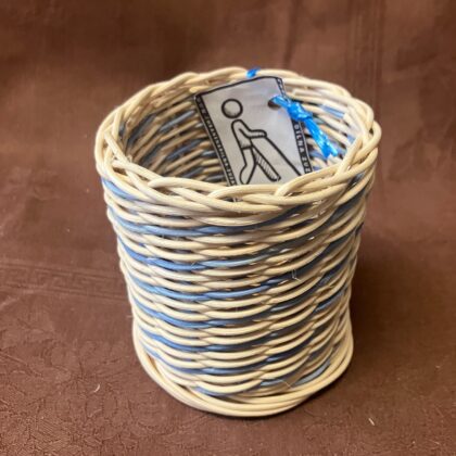 Tužkovník přírodní s modrým dekorem